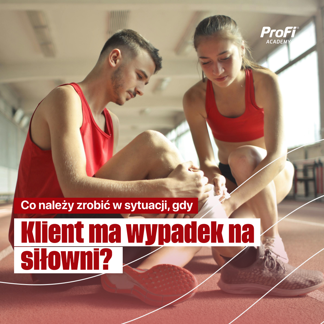 Co należy zrobić w sytuacji, gdy klient ma wypadek na siłowni?