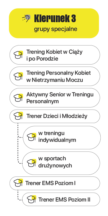 Kierunek 3 : grupy specjalne